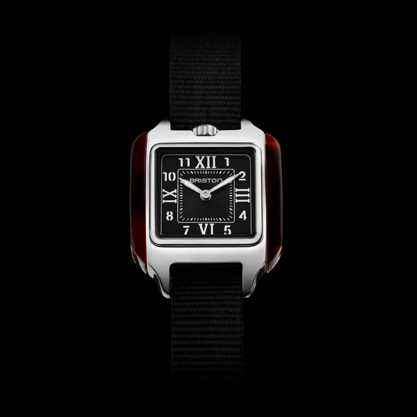 Montre BRISTON Petite Streamliner Kennedy Bracelet Nylon Noir