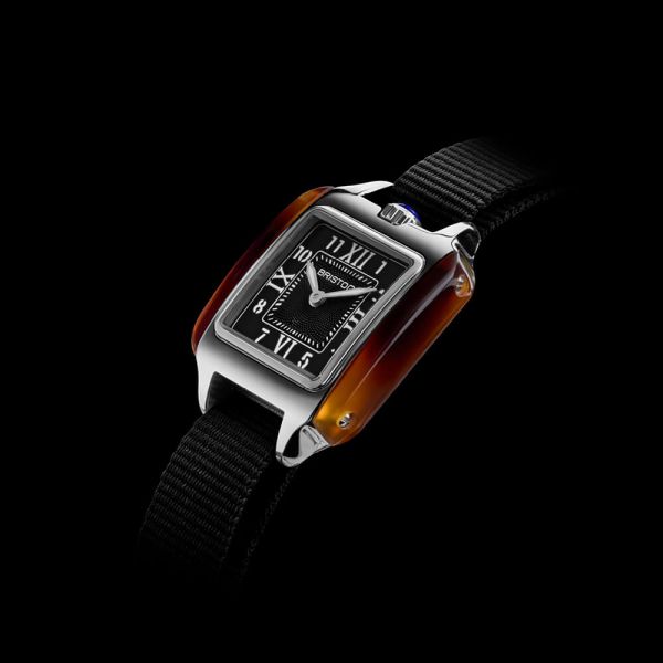 Montre BRISTON Petite Streamliner Kennedy Bracelet Nylon Noir
