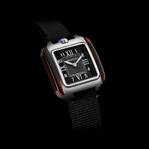 Montre BRISTON Petite Streamliner Kennedy Bracelet Nylon Noir