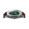 Montre Yema Granvelle CMM.20 Cadran Vert Bracelet Cuir Brun