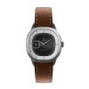 Montre Yema Granvelle CMM.20 Cadran Noir Bracelet Cuir Brun