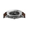 Montre Yema Granvelle CMM.20 Cadran Noir Bracelet Cuir Brun