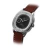 Montre Yema Granvelle CMM.20 Cadran Noir Bracelet Cuir Brun
