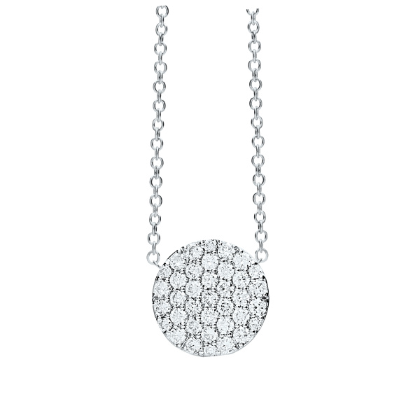 Collier One More  Eolo Diamants Or Blanc