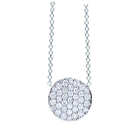 Collier One More Eolo Diamants Or Blanc