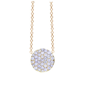 Collier One More Eolo Diamants Or Jaune