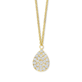 Collier One More Eolo Diamants Or Jaune