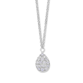 Collier One More Eolo Diamants Or Blanc