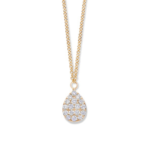 Collier One More Eolo Diamants Or Rose