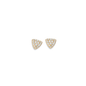 Boucles d'oreilles One More  Eolo Diamants Or Jaune