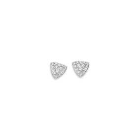 Boucles d'oreilles One More  Eolo Diamants Or Blanc
