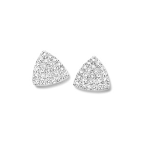 Boucles d'oreilles One More  Eolo Diamants Or Blanc