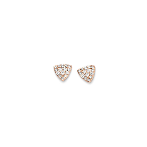 Boucles d'oreilles One More  Eolo Diamants Or Rose