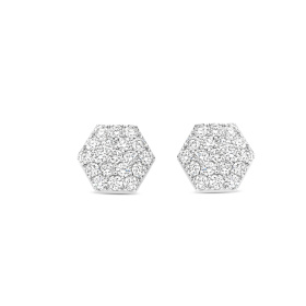 Boucles d'oreilles One More  Eolo Diamants Or Blanc