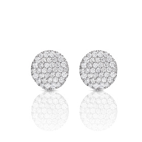 Boucles d'oreilles One More  Eolo Diamants Or Blanc
