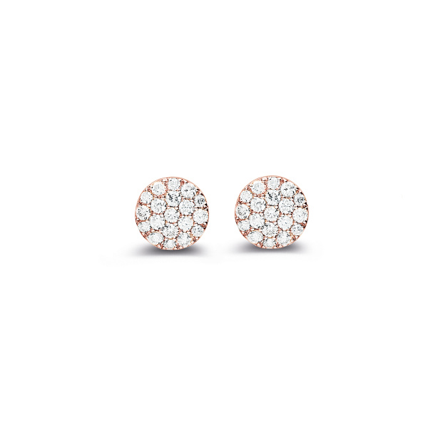 Boucles d'oreilles One More  Eolo Diamants Or Rose