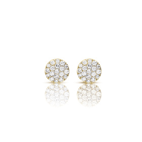 Boucles d'oreilles One More  Eolo Diamants Or Jaune