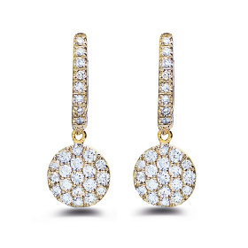 Boucles d'oreilles One More  Eolo Diamants Or Jaune