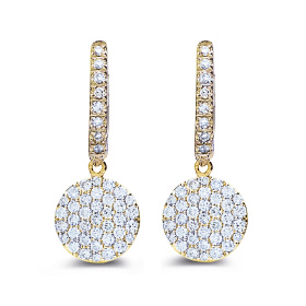 Boucles d'oreilles One More  Eolo Diamants Or Jaune