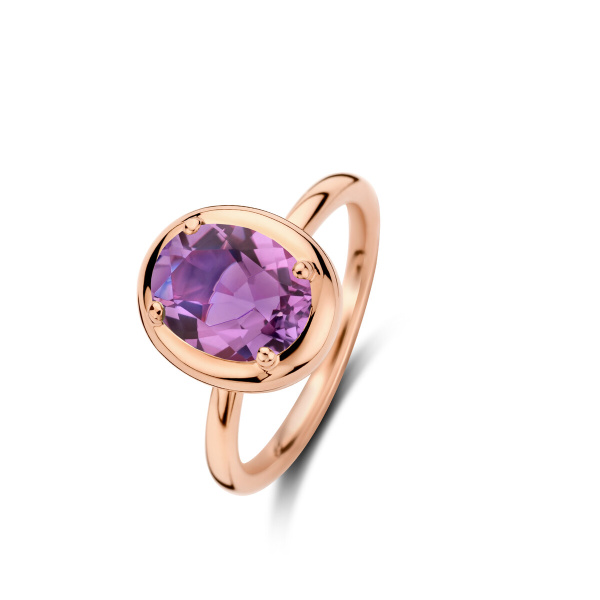 Bague One More  Etna améthyste Or Rose