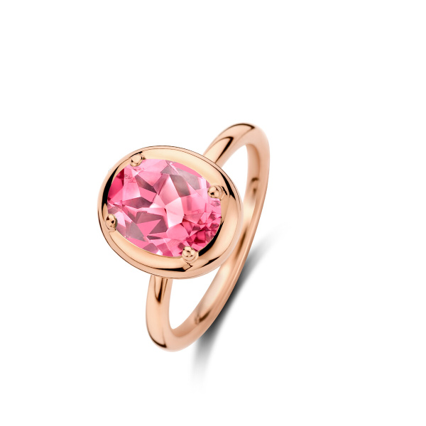 Bague One More  Etna tourmaline rose Or Rose