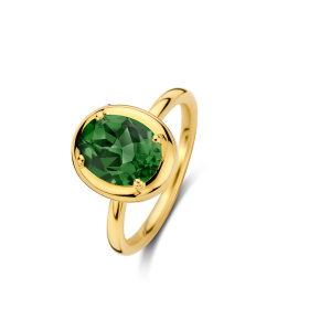Bague One More  Etna tourmaline verte Or Jaune