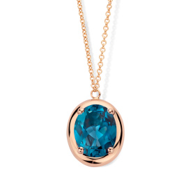 Collier One More  Etna topaze London Blue Or Rose