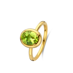 Bague One More Etna péridot Or Jaune