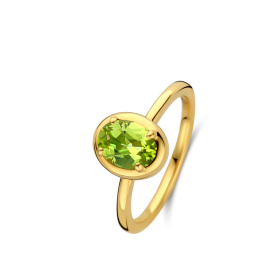 Bague One More Etna péridot Or Jaune