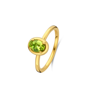 Bague One More Etna péridot Or Jaune