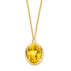 Collier One More Etna citrine Or Jaune
