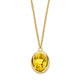Collier One More Etna citrine Or Jaune