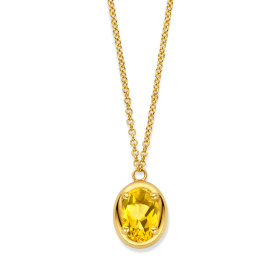 Collier One More Etna citrine Or Jaune