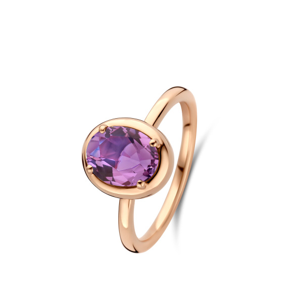 Bague One More  Etna améthyste Or Rose