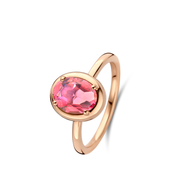 Bague One More  Etna tourmaline rose Or Rose