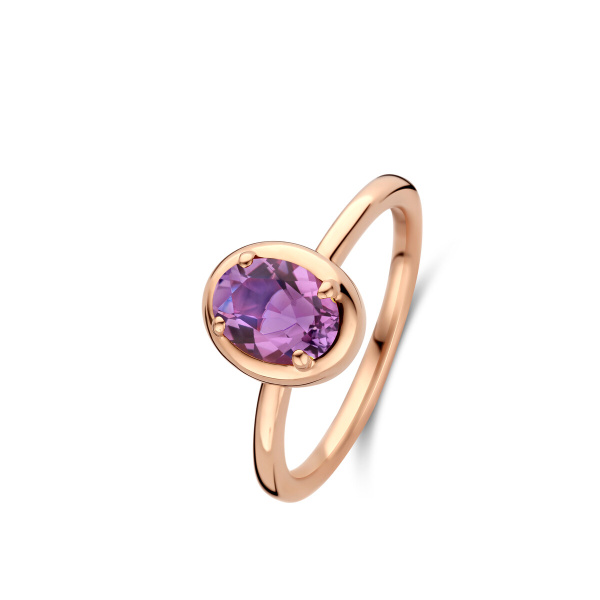 Bague One More  Etna améthyste Or Rose