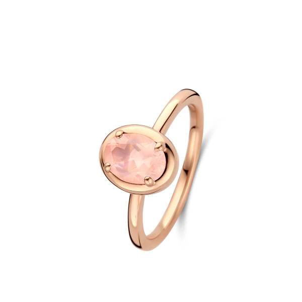 Bague One More  Etna quartz rose Or Rose