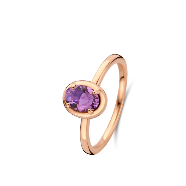 Bague One More  Etna améthyste Or Rose