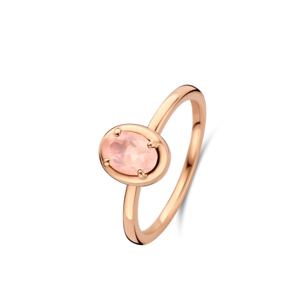 Bague One More  Etna quartz rose Or Rose
