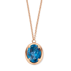 Collier One More  Etna topaze London Blue Or Rose