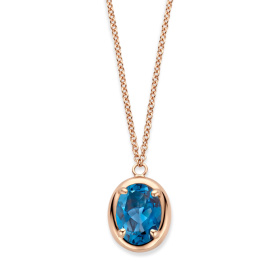 Collier One More  Etna topaze London Blue Or Rose