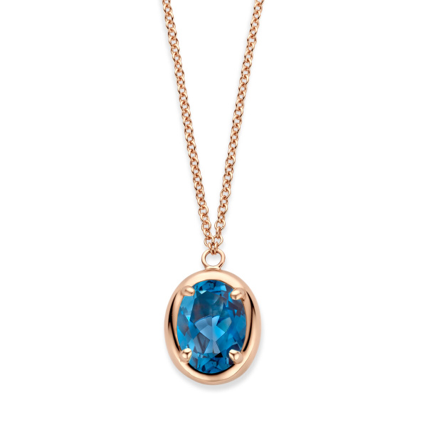 Collier One More  Etna topaze London Blue Or Rose