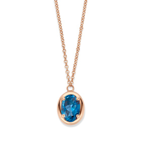 Collier One More  Etna topaze London Blue Or Rose