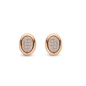 Boucles d'oreilles One More  Etna Diamants Or Rose