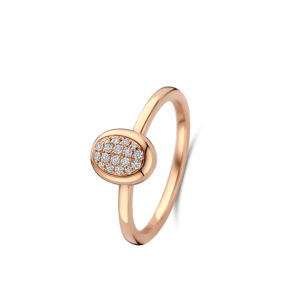 Bague One More  Etna Diamants Or Rose