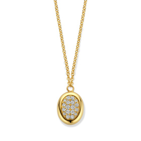 Collier One More Etna Diamants Or Jaune