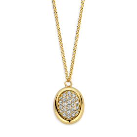 Collier One More Etna Diamants Or Jaune