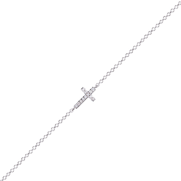 Bracelet One More  Ischia Basics Diamants Or Blanc