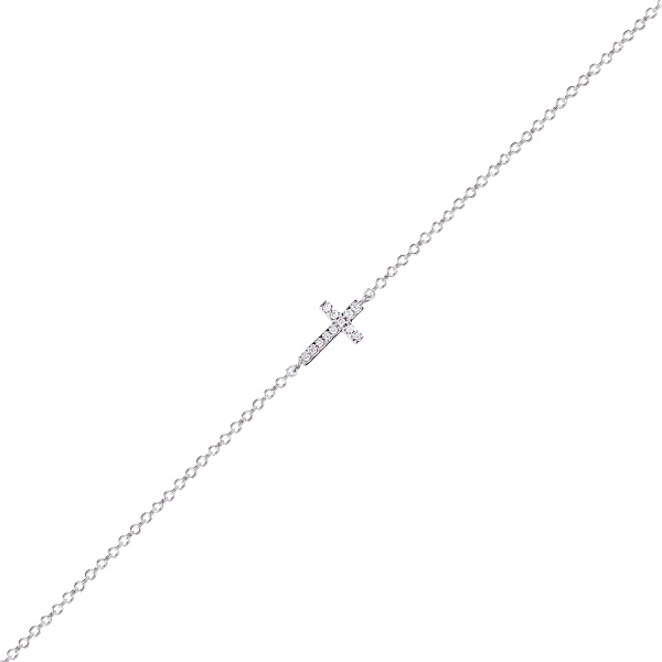 Bracelet One More  Ischia Basics Diamants Or Blanc