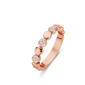 Bague One More  Ischia Basics Diamants Or Rose
